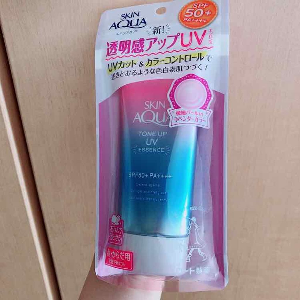 スキンアクア トーンアップUVエッセンス/スキンアクア/日焼け止めクリームを使ったクチコミ（1枚目）