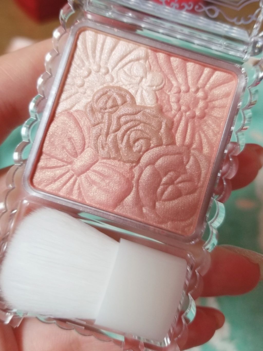 グロウフルールチークス/キャンメイク/パウダーチークを使ったクチコミ（3枚目）