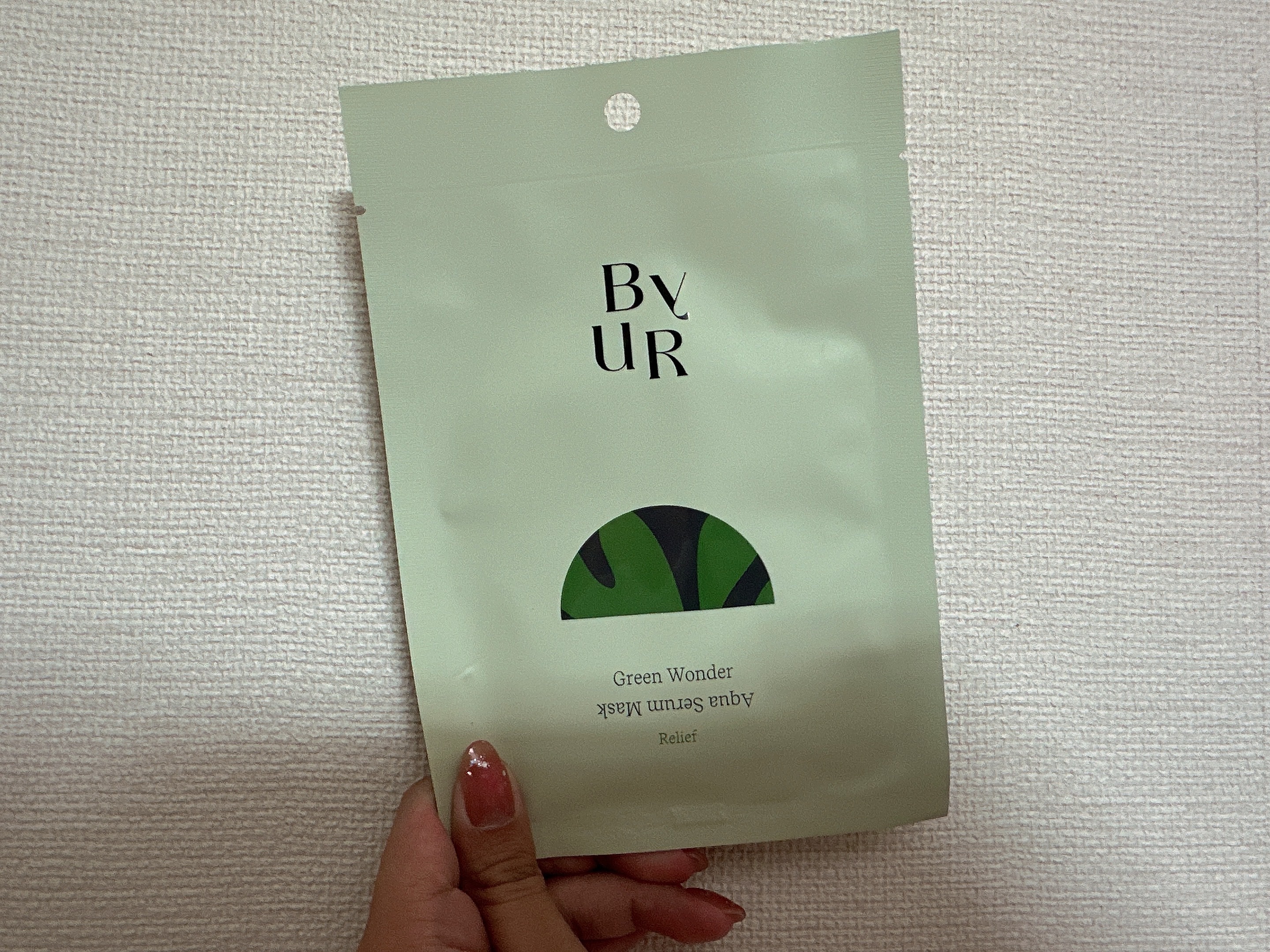 スージンググリーン アクアセラムマスク/ByUR/シートマスク・パックを使ったクチコミ（1枚目）