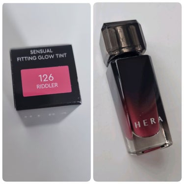 HERA センシュアル フィッティング グロウ ティントのクチコミ「🖤HERA🖤
センシュアル フィッティング グロウ ティント
#126 リドラー (ラズベリー.....」（2枚目）