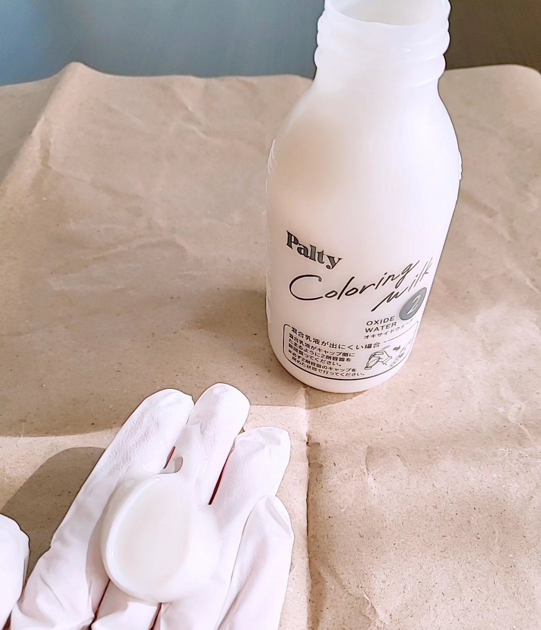 カラーリングミルク/パルティ/ヘアカラーを使ったクチコミ（3枚目）