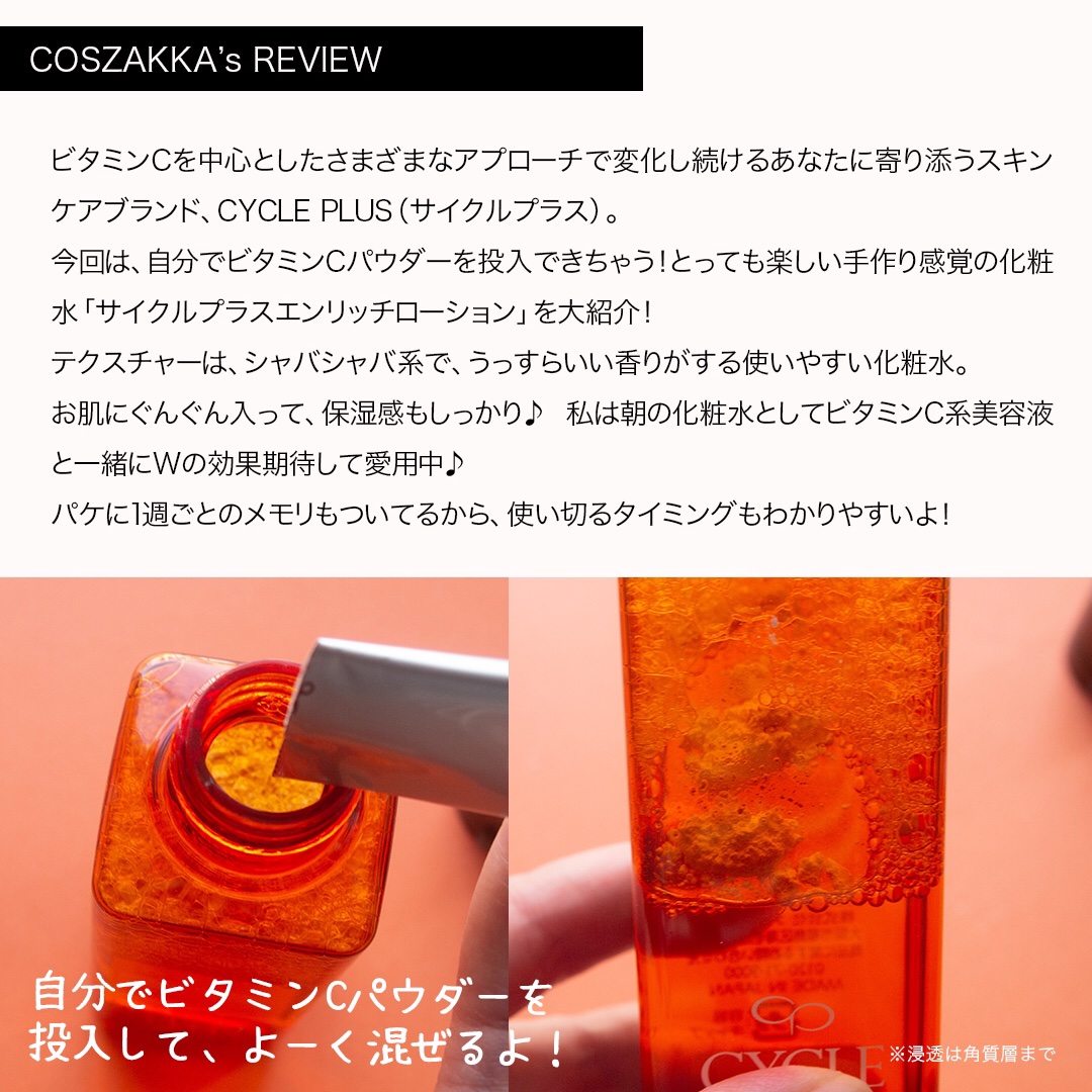 エンリッチ ローション/サイクルプラス/化粧水を使ったクチコミ（2枚目）