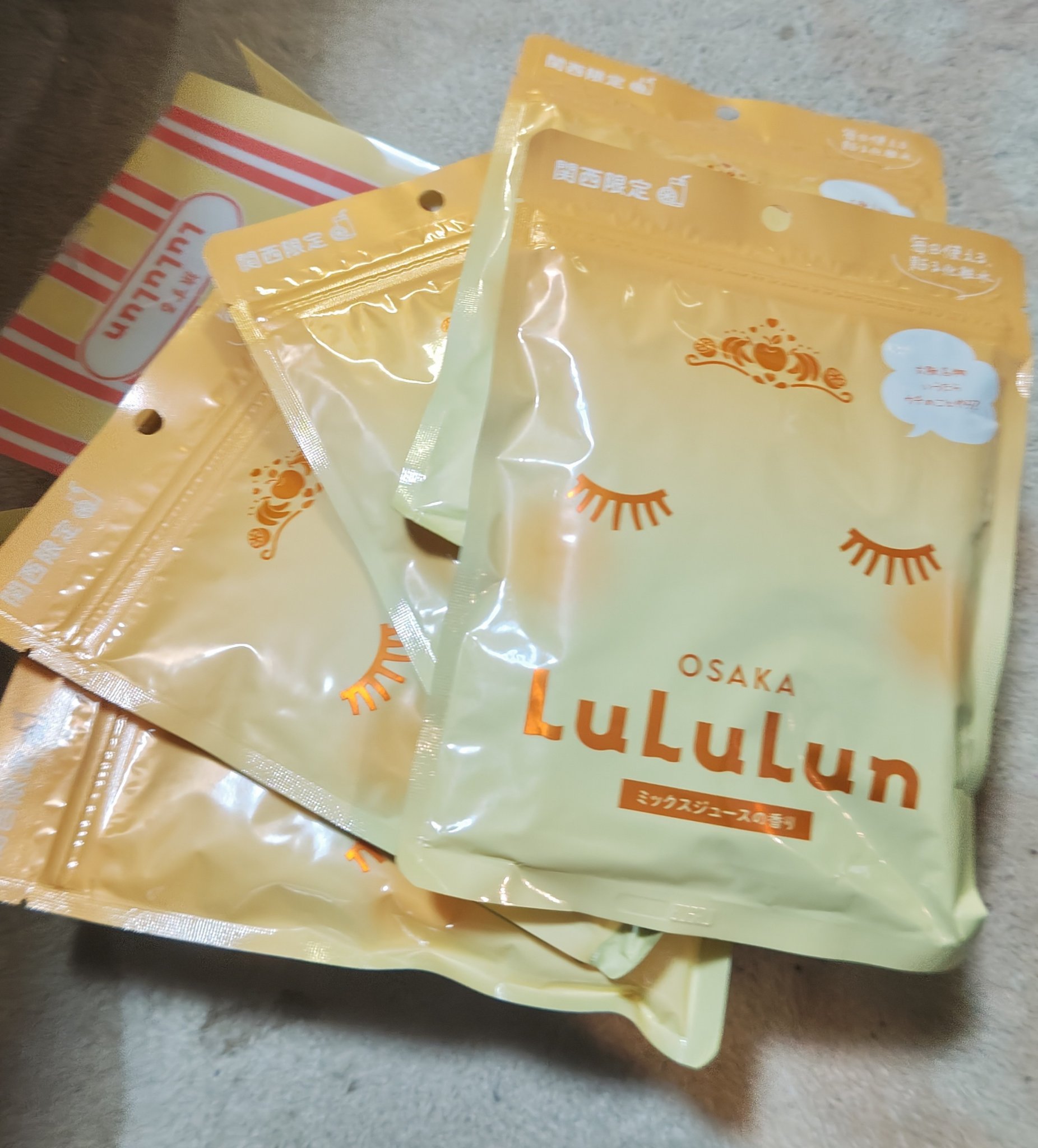 大阪ルルルン（ミックスジュースの香り）/ルルルン/シートマスク・パックを使ったクチコミ（1枚目）