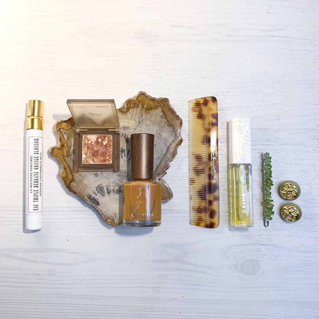 single eye color se-05 オレンジベージュ/la peau de gem./単色アイシャドウを使ったクチコミ（2枚目）