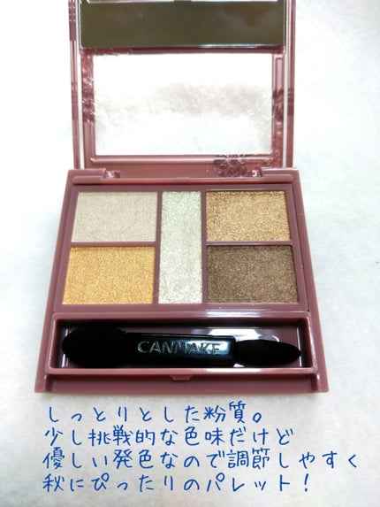 パーフェクトスタイリストアイズ 16 ダブルサンシャイン/キャンメイク/アイシャドウパレットを使ったクチコミ(2枚目)