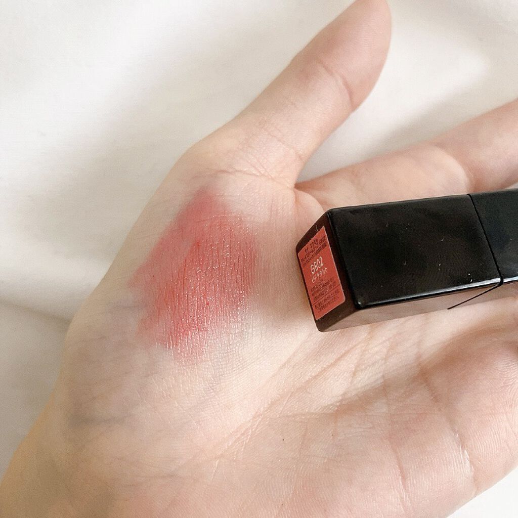 グレイズバームリップ GB02 ピーチタルト/excel/口紅を使ったクチコミ（3枚目）