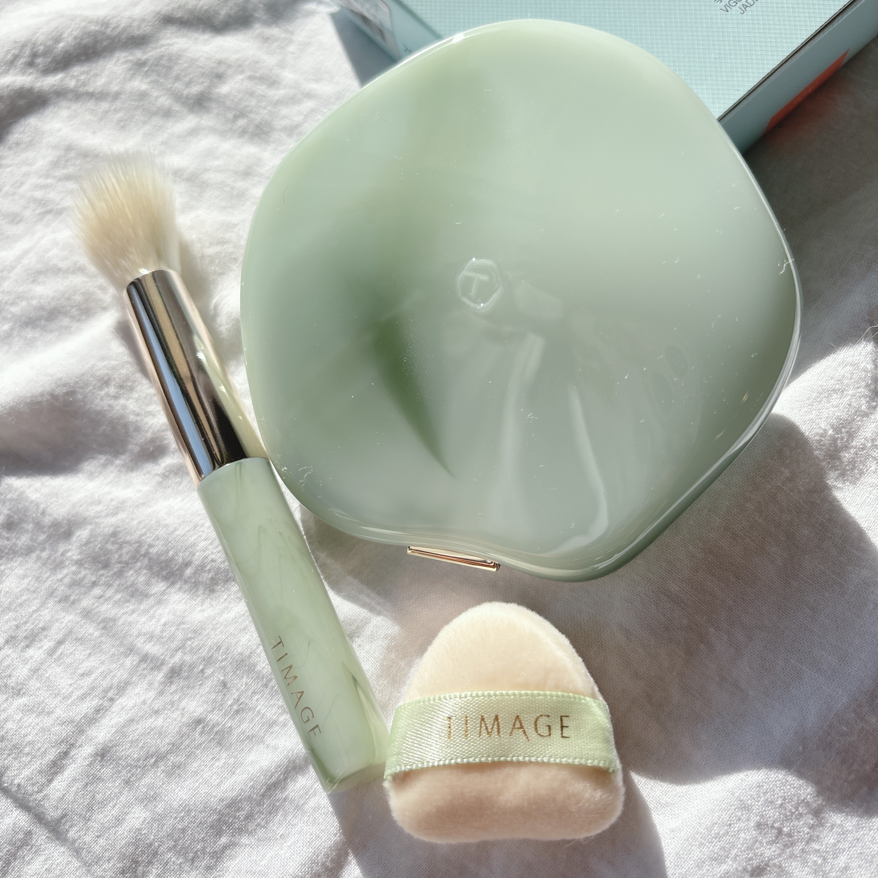 TIMAGE  3色チークパレット/TIMAGE/パウダーチークを使ったクチコミ（2枚目）