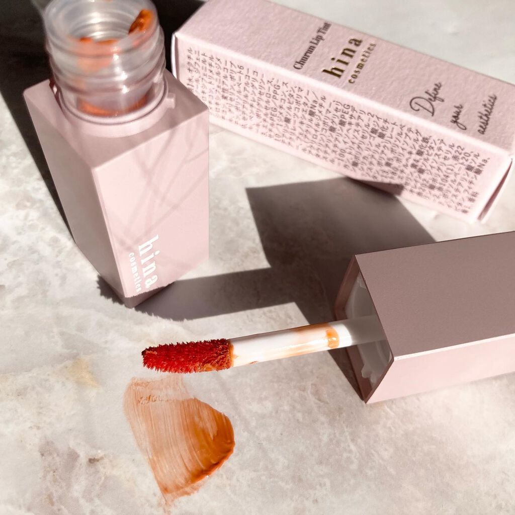 チュルンリップティント/hina cosmetics/リップティントを使ったクチコミ(7枚目)