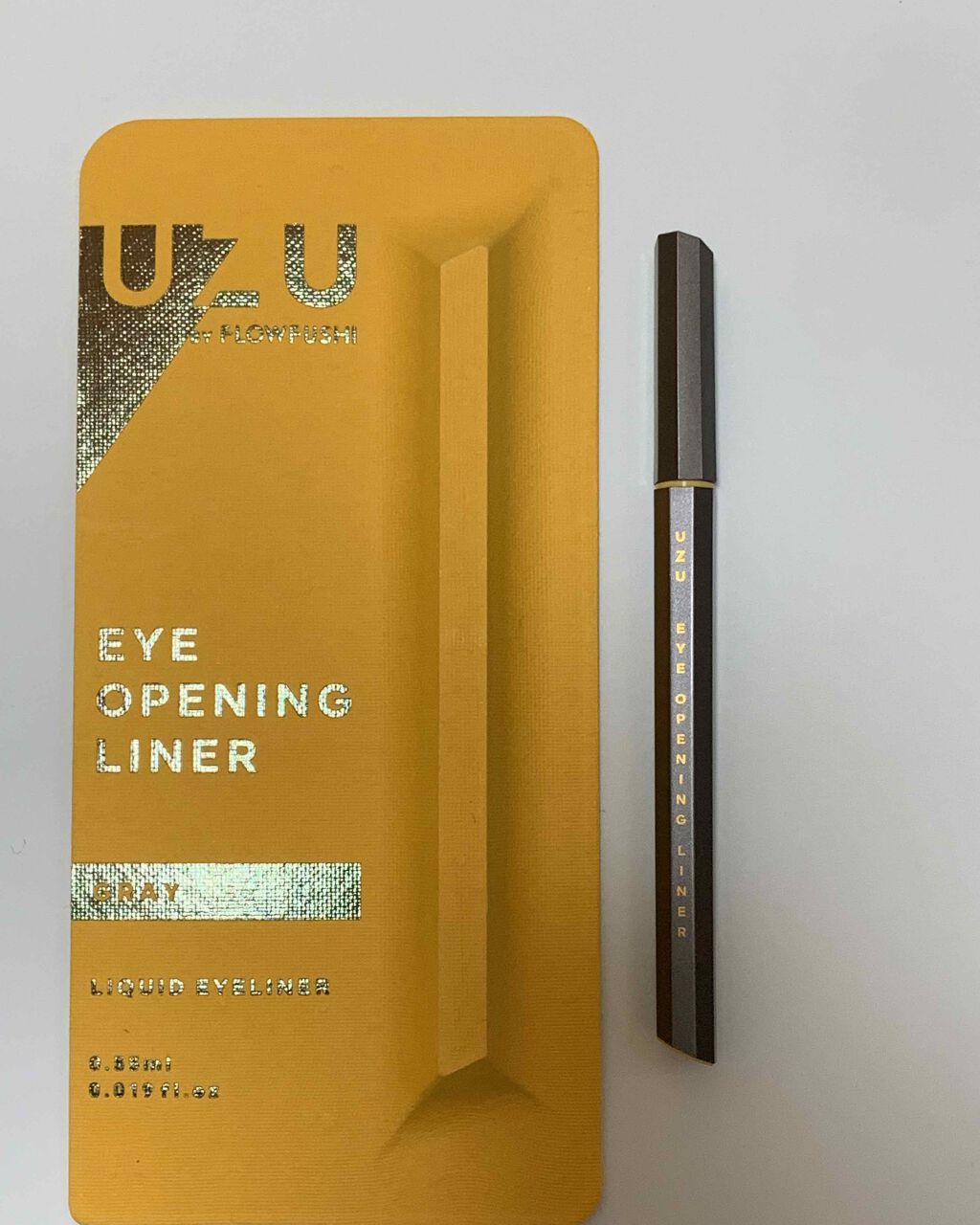 EYE OPENING LINER/UZU BY FLOWFUSHI/リキッドアイライナーを使ったクチコミ(1枚目)