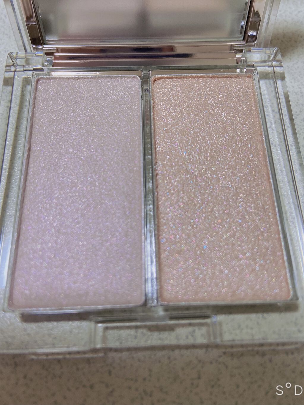 プリズムハイライターデュオ/CLIO/パウダーハイライトを使ったクチコミ（2枚目）