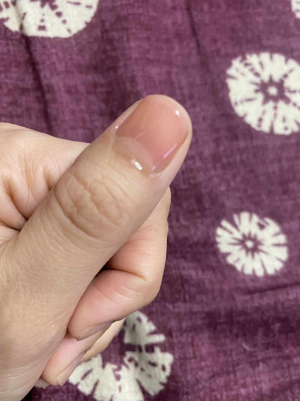 グロッシーコート コーラルコート【旧】/スキューズミー/オールインワンネイルを使ったクチコミ（3枚目）