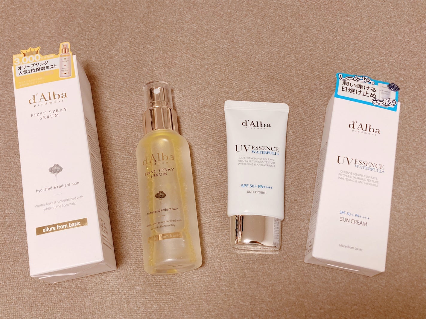 ダルバ ホワイトトリュフファーストスプレーセラム/ダルバ/ミスト状化粧水を使ったクチコミ(1枚目)