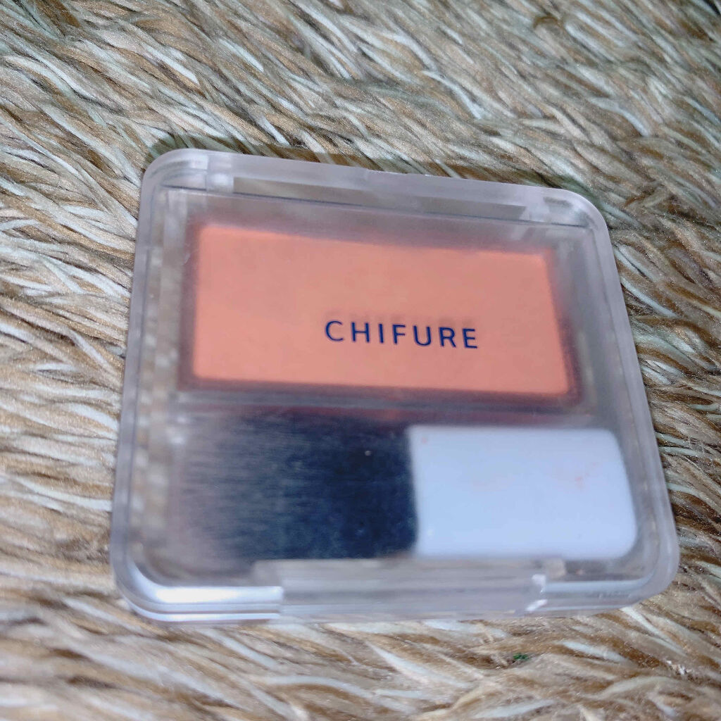 チーク カラー(ブラシ付) 443 オレンジ系/ちふれ/パウダーチークを使ったクチコミ（1枚目）