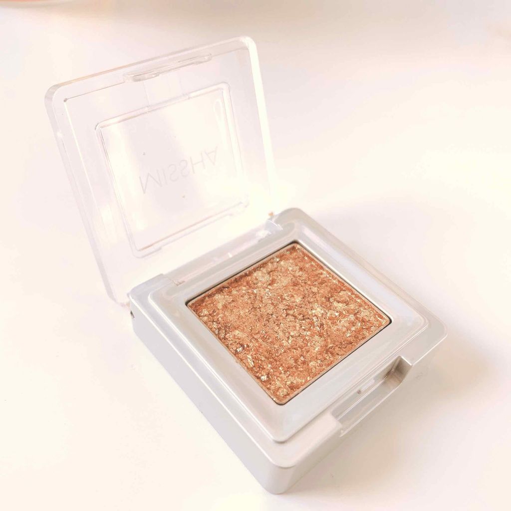 グリッタープリズム シャドウ/MISSHA/グリッターを使ったクチコミ（2枚目）