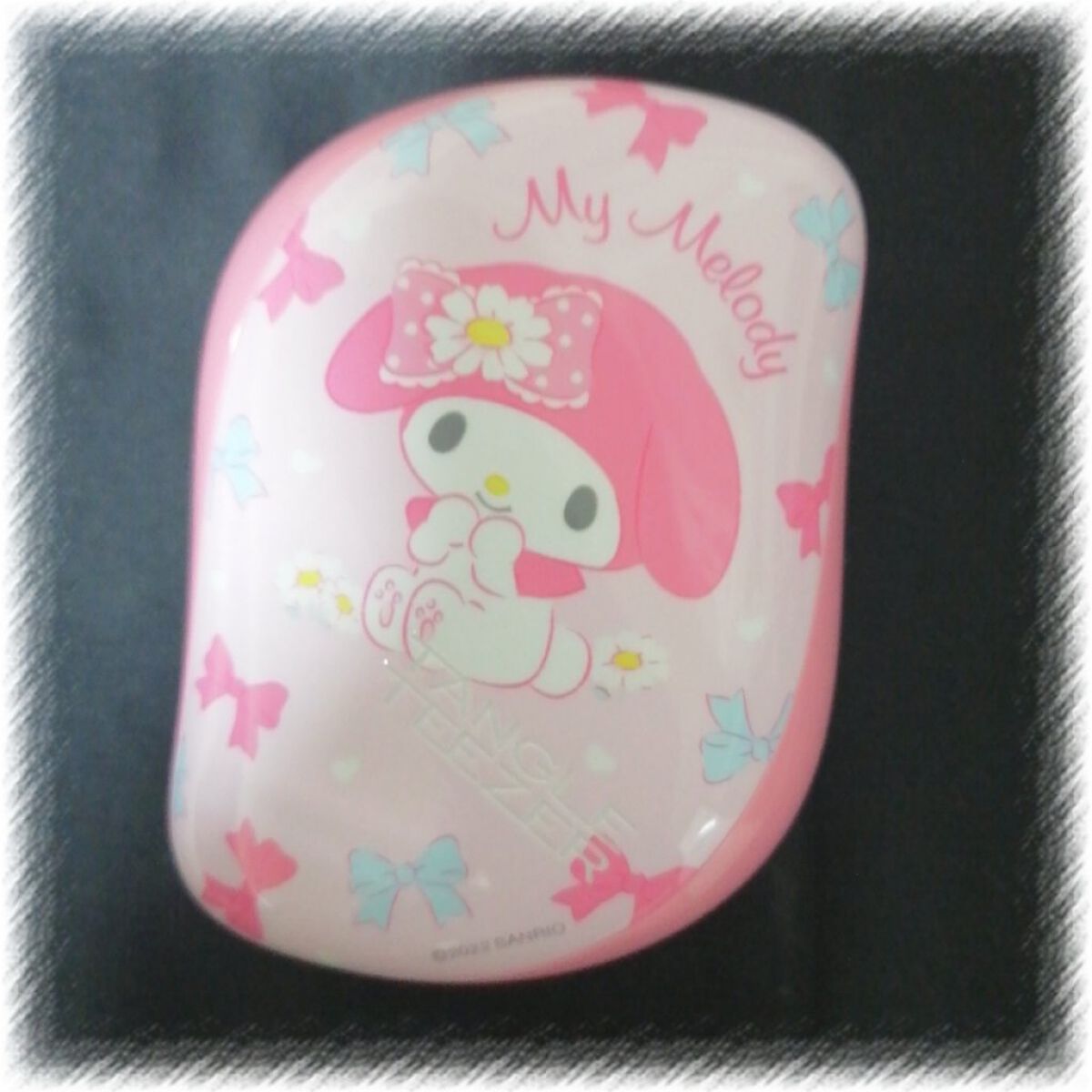 コンパクトスタイラー マイメロディ／リボン＆マーガレット/TANGLE TEEZER/ヘアブラシを使ったクチコミ（1枚目）