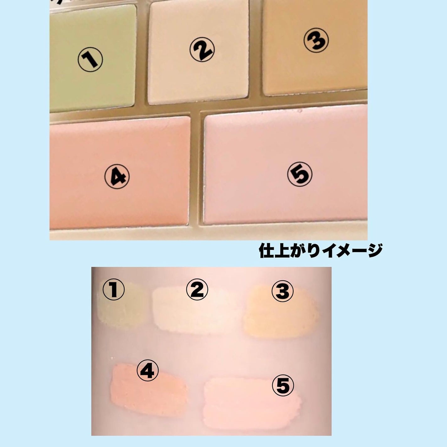 コンシールブレンダーパレット/LUNA/パレットコンシーラーを使ったクチコミ(3枚目)