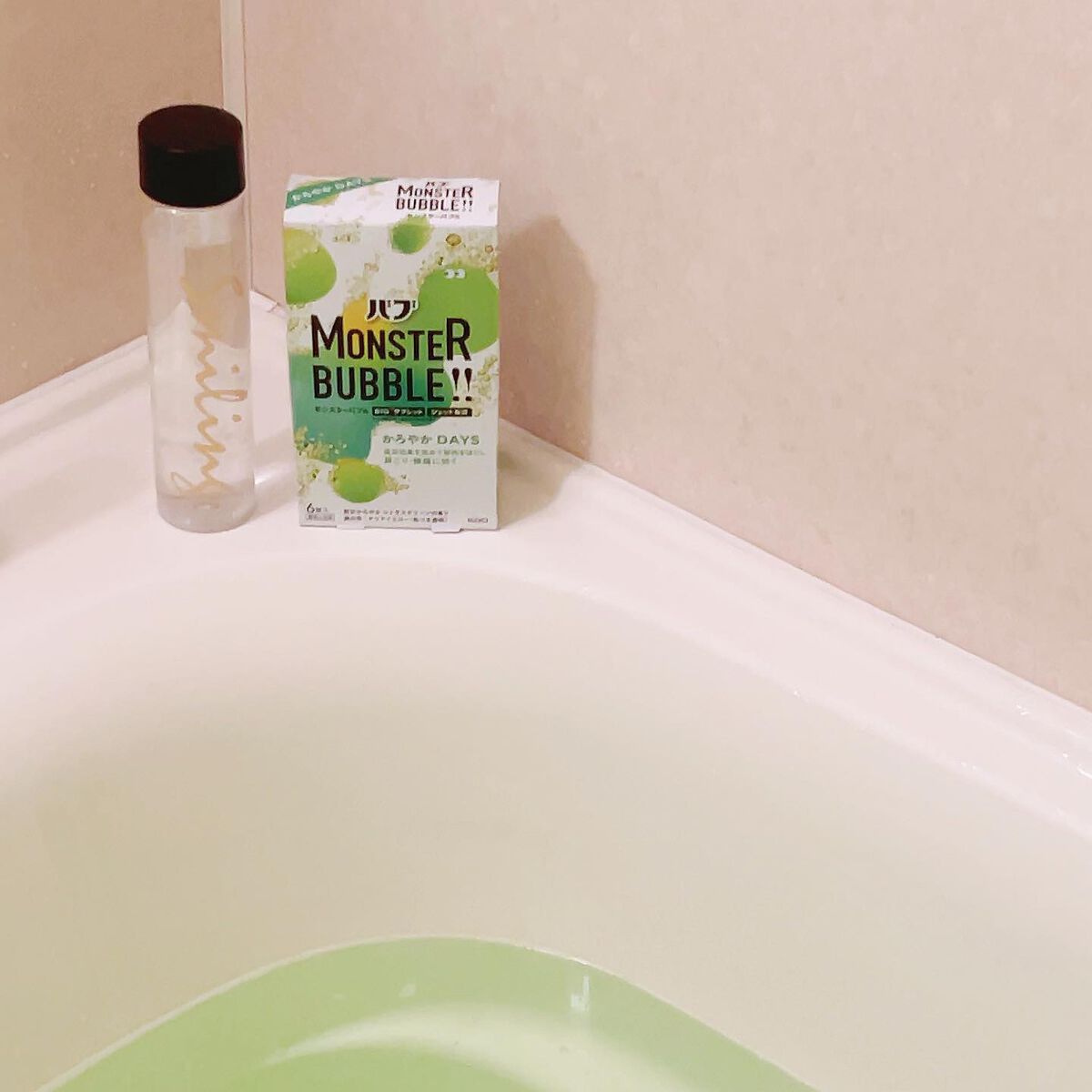 モンスターバブル かろやかDAYS /バブ/炭酸系入浴剤を使ったクチコミ(1枚目)