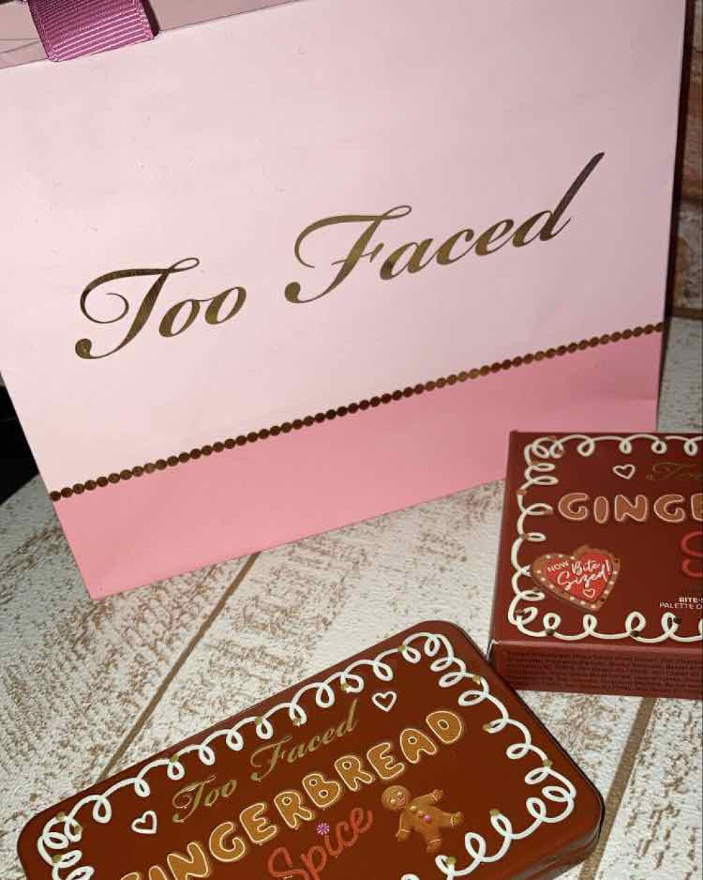 ジンジャーブレッド スパイス ミニ アイシャドウ パレット/Too Faced/アイシャドウパレットを使ったクチコミ（2枚目）