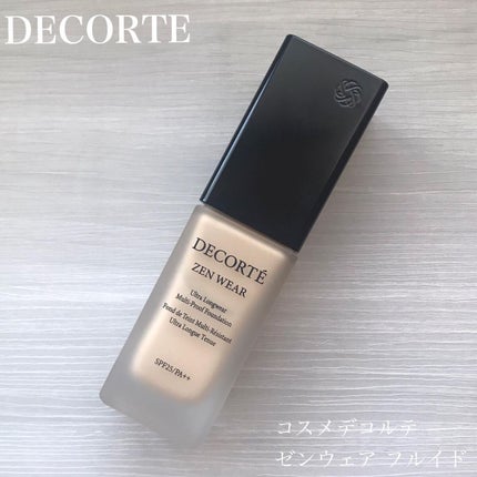 ゼン ウェア フルイド/DECORTÉ/リキッドファンデーションを使ったクチコミ(1枚目)