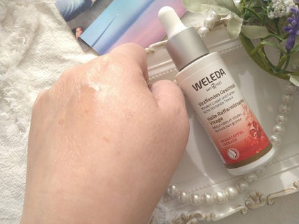 ざくろ フェイシャルオイル/WELEDA/フェイスオイルを使ったクチコミ(5枚目)