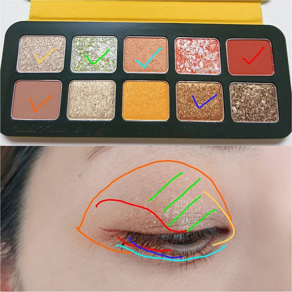 マッチャ ジェノワーズ アイ パレット /shu uemura/アイシャドウパレットを使ったクチコミ(9枚目)