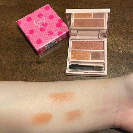 フーミー アイシャドウパレット/WHOMEE/アイシャドウパレットを使ったクチコミ(2枚目)