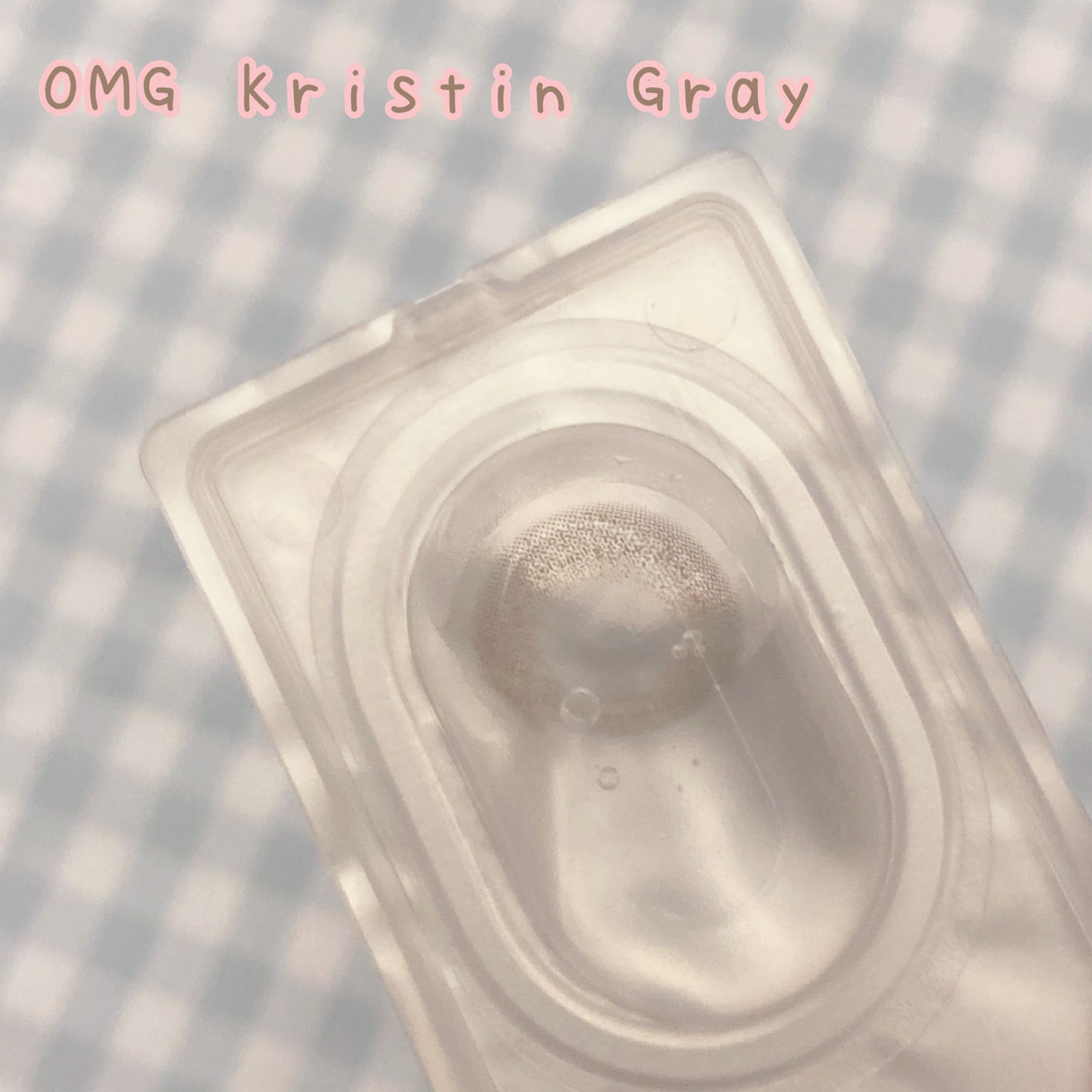 OMG kristin グレー/Hapa kristin/カラーコンタクトレンズを使ったクチコミ（2枚目）