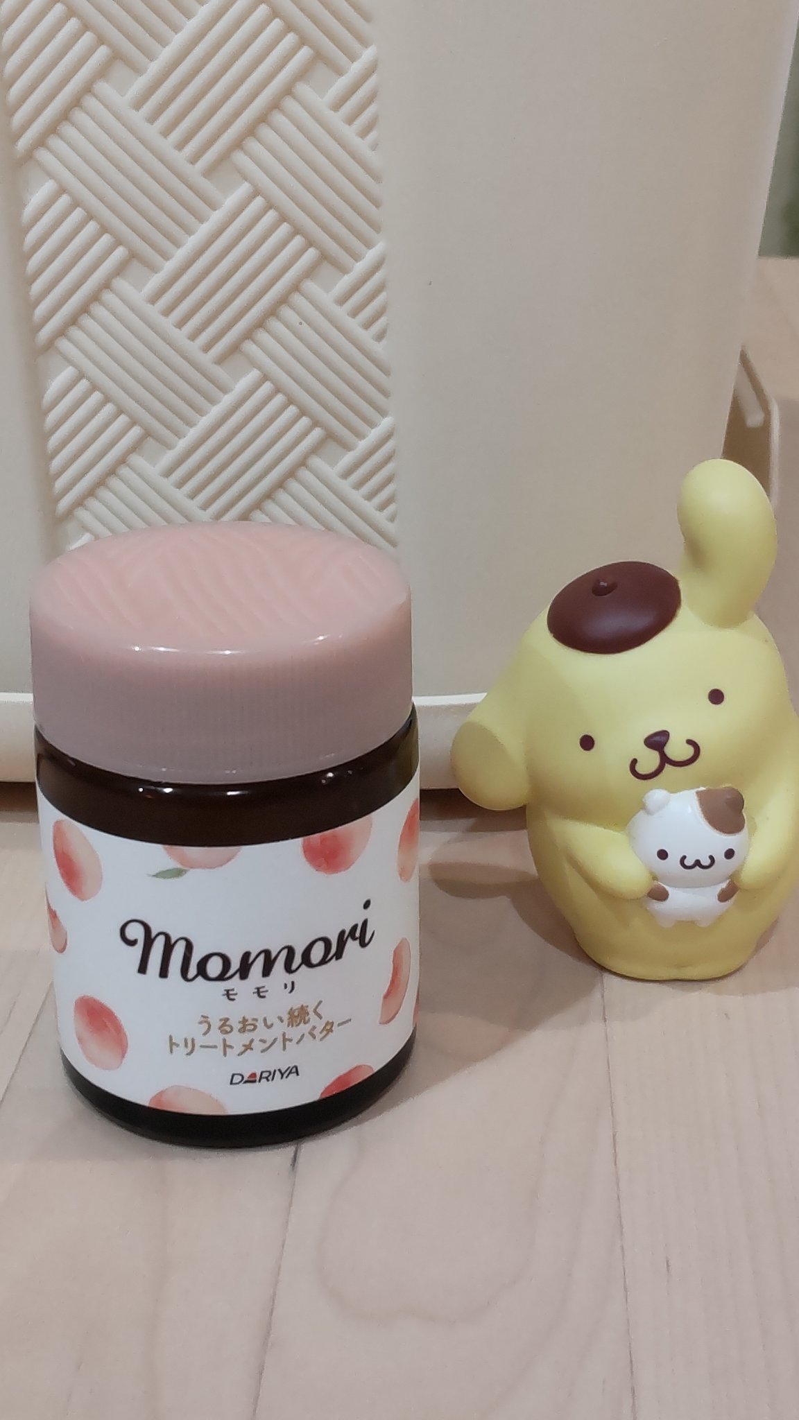 モモリ うるおい続くトリートメントバターのクチコミ「桃の香りが好き！

この度レビューするのは
モモリ うるおい続くトリートメントバター
です。
.....」（1枚目）