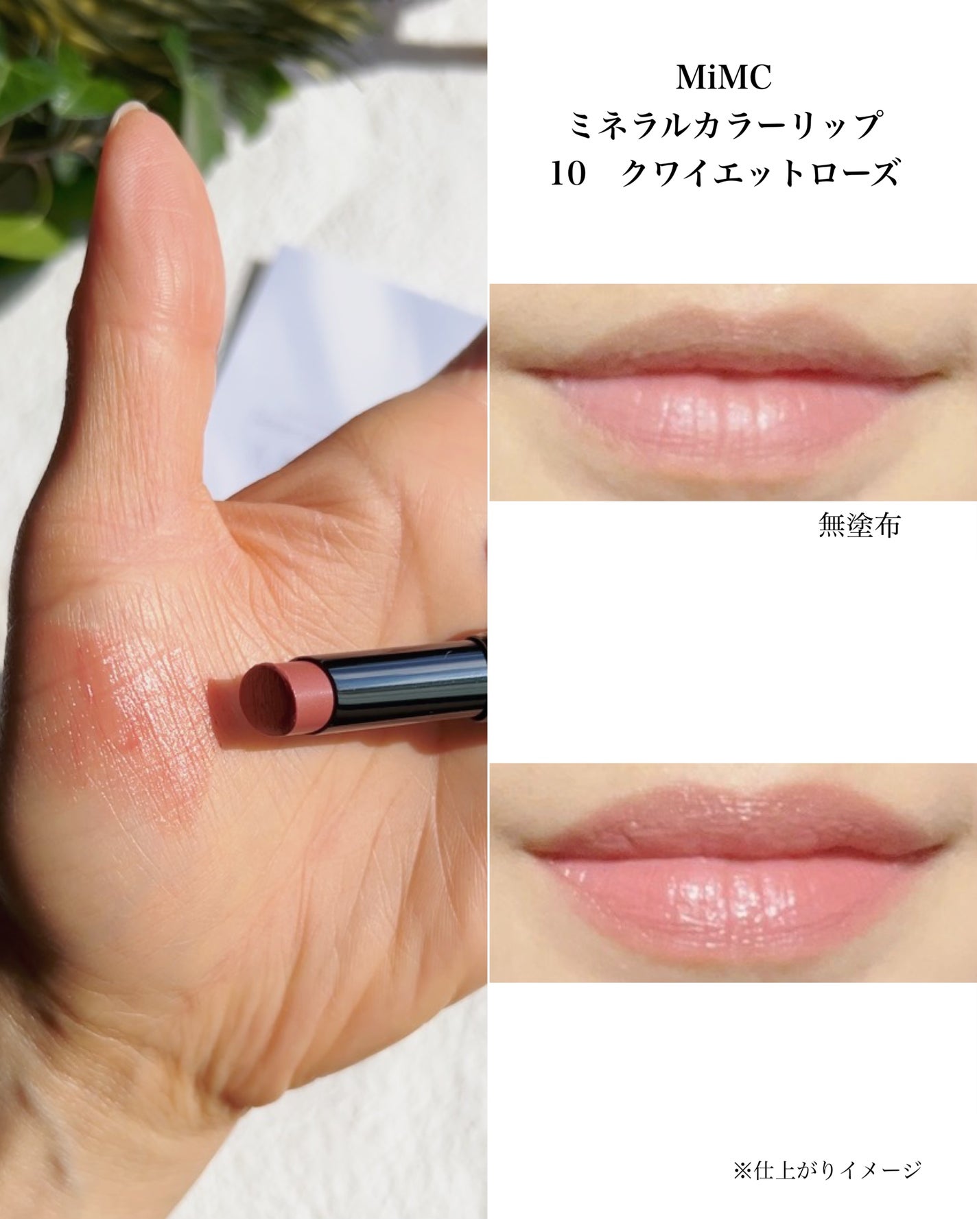 ミネラルカラーリップ/MiMC/リップクリームを使ったクチコミ(5枚目)