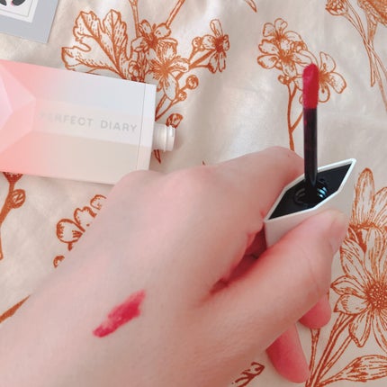 READ ME ウェイトレス ベルベット リップ ステイン「IN LOVE」シリーズ 020 恋の信号 /PERFECT DIARY/口紅の画像