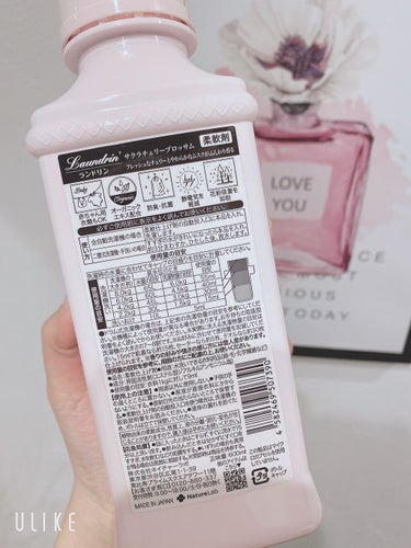 試してみた】柔軟剤サクラチェリーブロッサム2022/ランドリン | LIPS