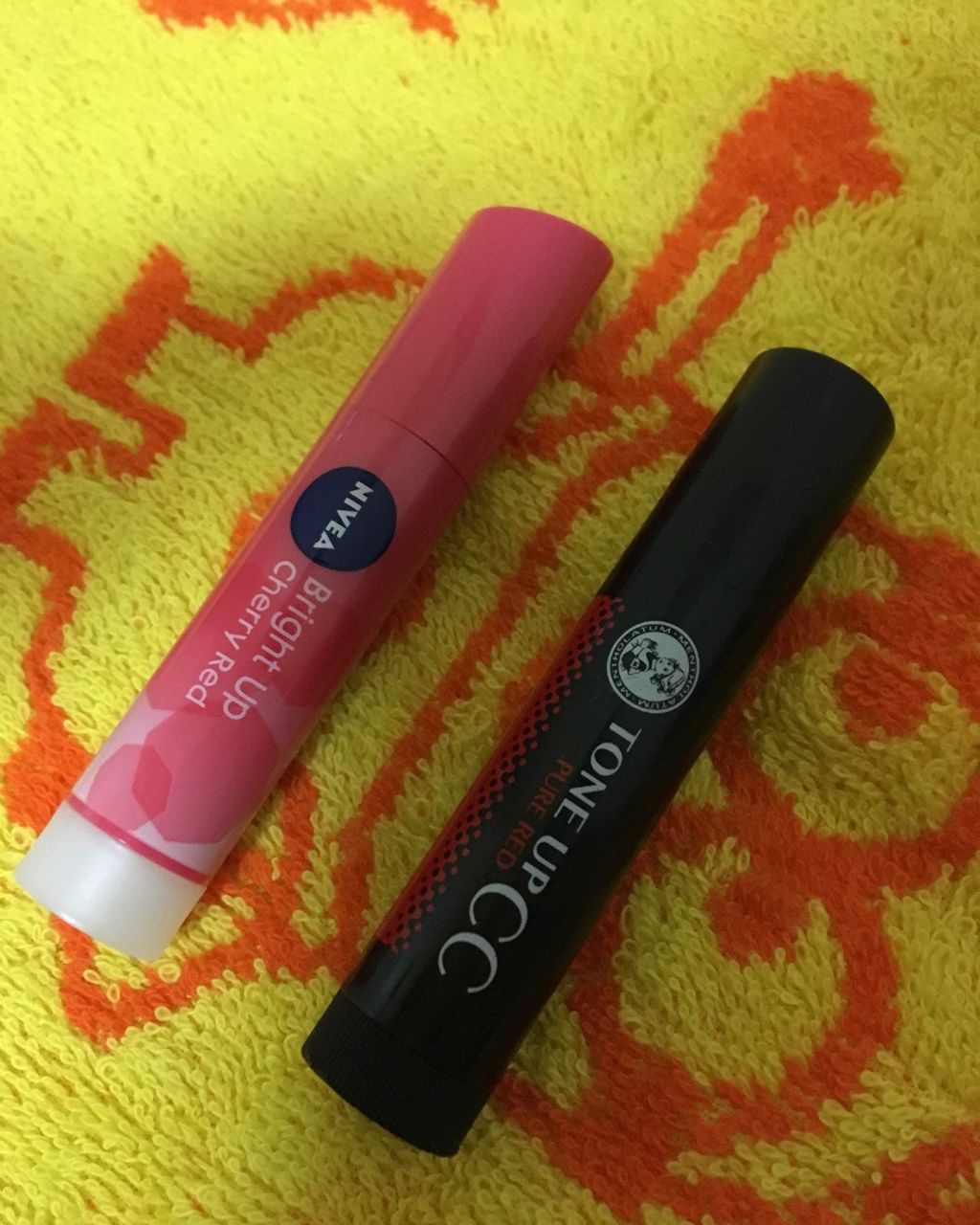 モイストピュアカラーリップ/ニベア/リップクリームを使ったクチコミ(1枚目)