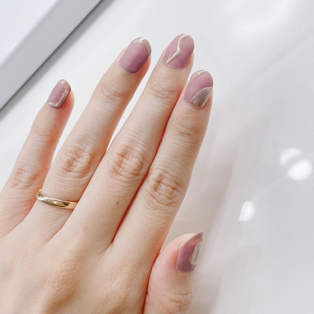 ジェルネイル(ライト対応)/セリア/ジェルネイルを使ったクチコミ(5枚目)