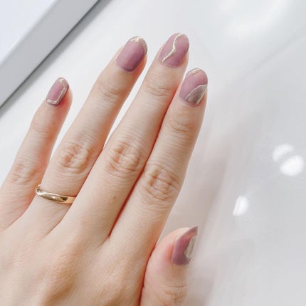 ジェルネイル(ライト対応)/セリア/ジェルネイルを使ったクチコミ(5枚目)