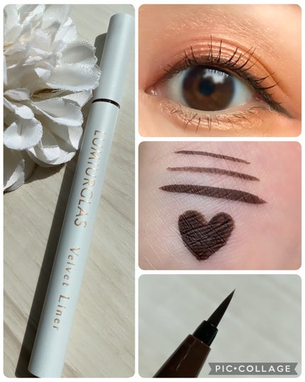 ベルベットライナー/LUMIURGLAS/リキッドアイライナーを使ったクチコミ(5枚目)