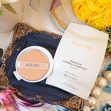 シグネチャーエッセンスカバーパクト ロングステイ/AGE20’s/クッションファンデーションを使ったクチコミ(8枚目)