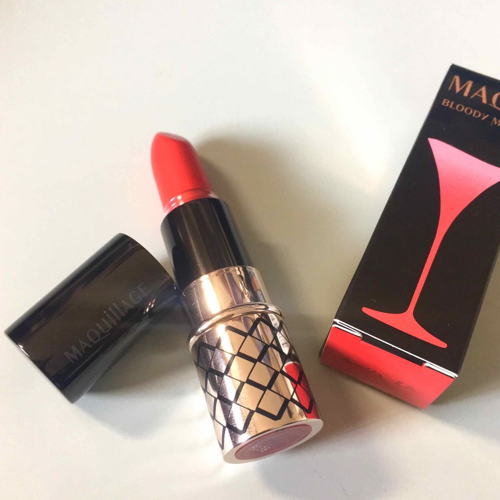 ルージュ ミニ RD404 ブラッディマリー/マキアージュ/口紅を使ったクチコミ（1枚目）