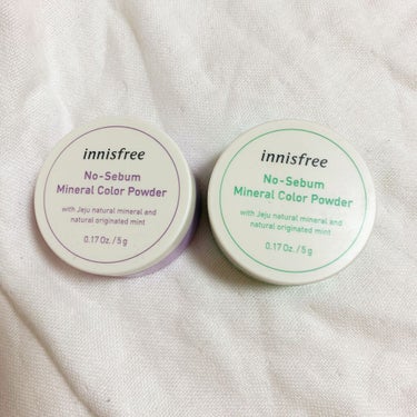 ノーセバム　ミネラルカラーパウダー　/innisfree/ルースパウダーを使ったクチコミ（1枚目）