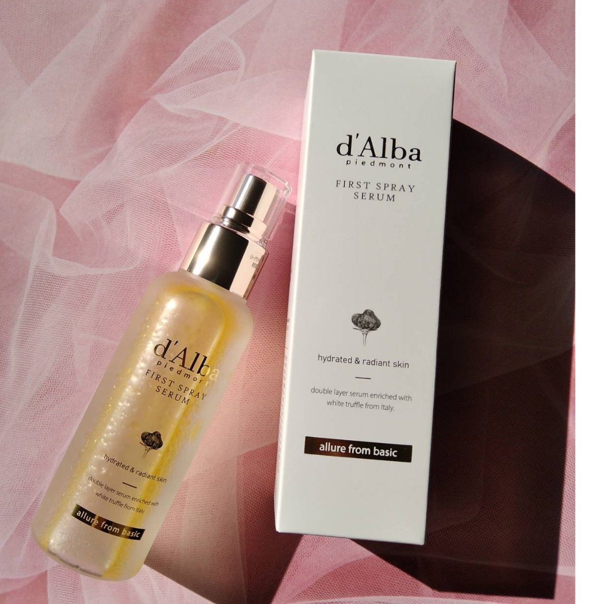 ダルバ ホワイトトリュフファーストスプレーセラム/ダルバ/ミスト状化粧水を使ったクチコミ(2枚目)