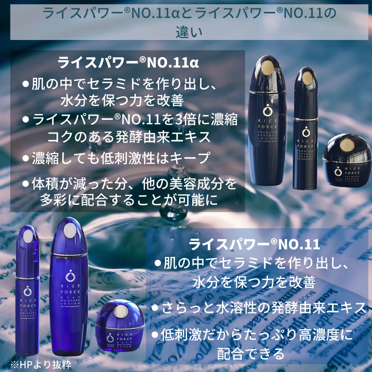 プレミアムパーフェクトローション|ライスフォースの効果 プレミアムパーフェクトローション|ライスフォースの効果