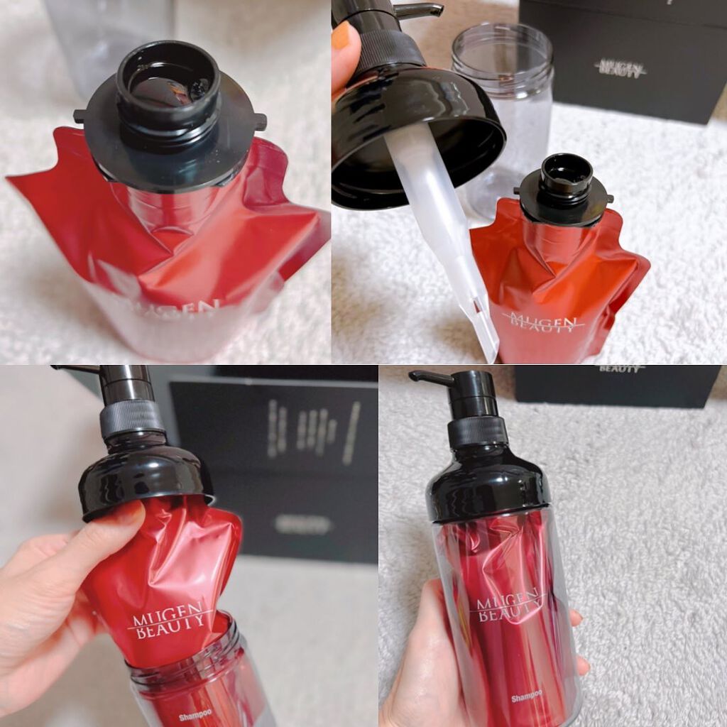 MUGEN BEAUTY クレンジングシャンプー／美容液トリートメント/MUGEN BEAUTY /市販シャンプーを使ったクチコミ（3枚目）