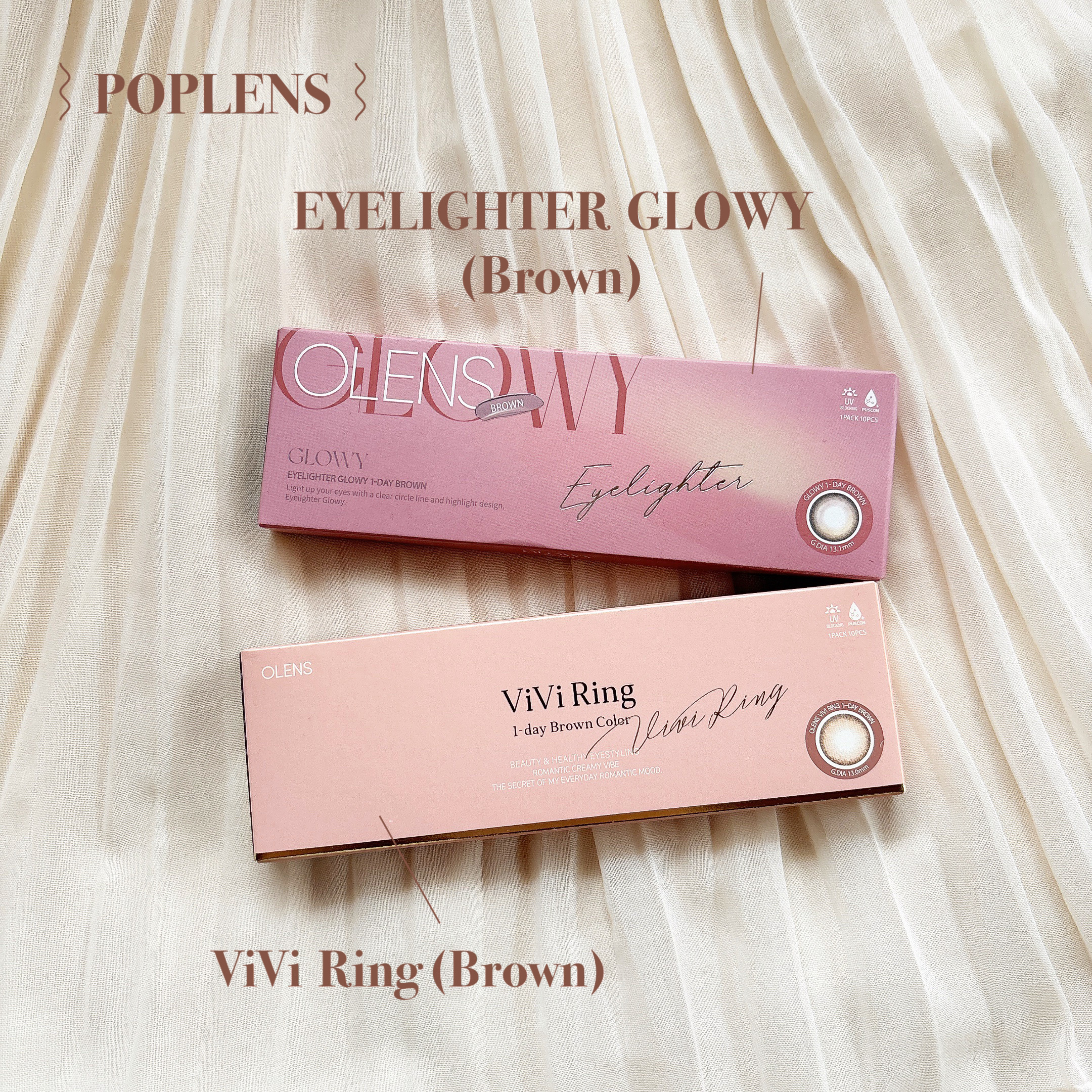 ViVi Ring 1day/OLENS/ワンデー（１DAY）カラコンを使ったクチコミ（2枚目）