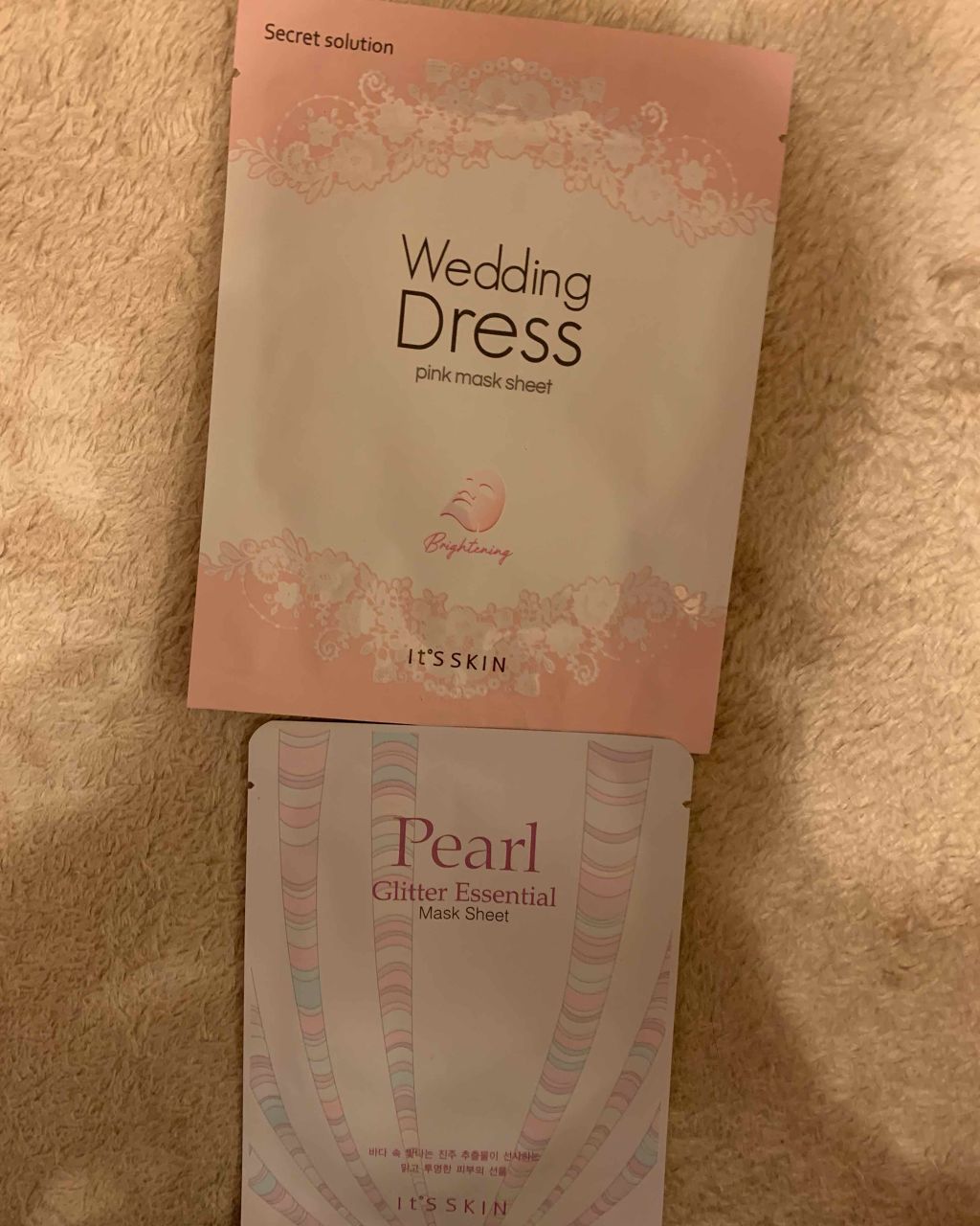 Wedding Dress pink mask sheet/It's skin/シートマスク・パックを使ったクチコミ(1枚目)