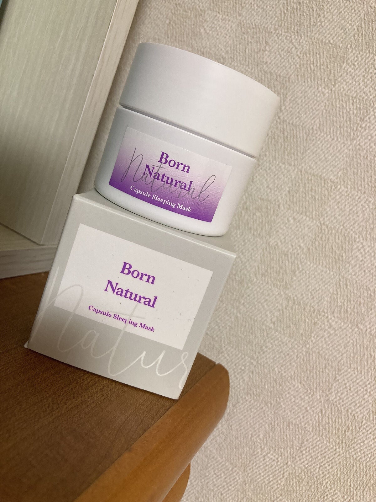 VT X BTS ボーンナチュラル カプセルスリーピングマスク/VT/フェイスクリームを使ったクチコミ(1枚目)