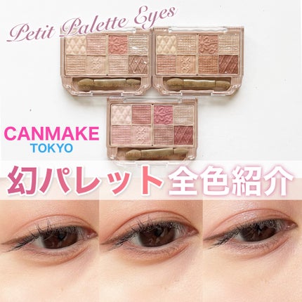 プティパレットアイズ/キャンメイク/パウダーアイシャドウを使ったクチコミ(1枚目)