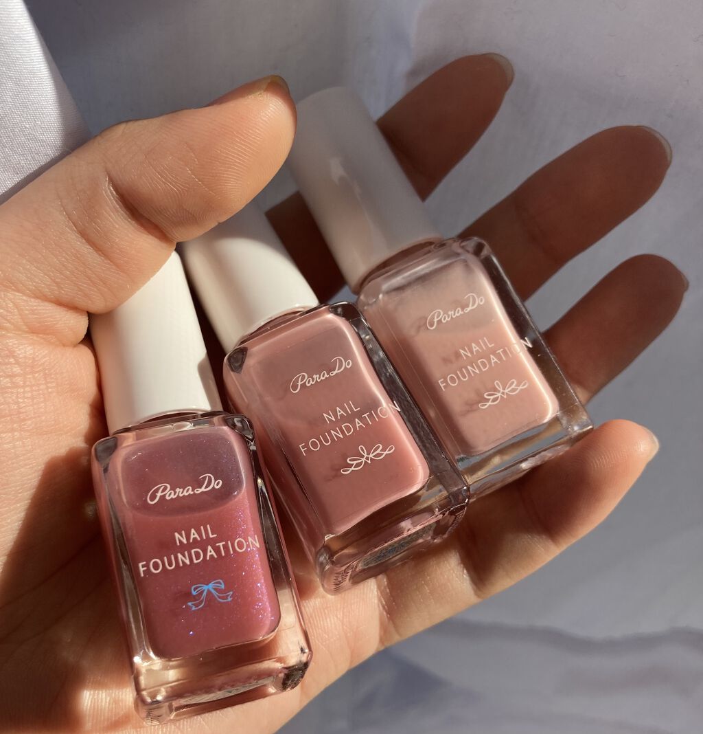 ネイルファンデーション/パラドゥ/マニキュアを使ったクチコミ（2枚目）