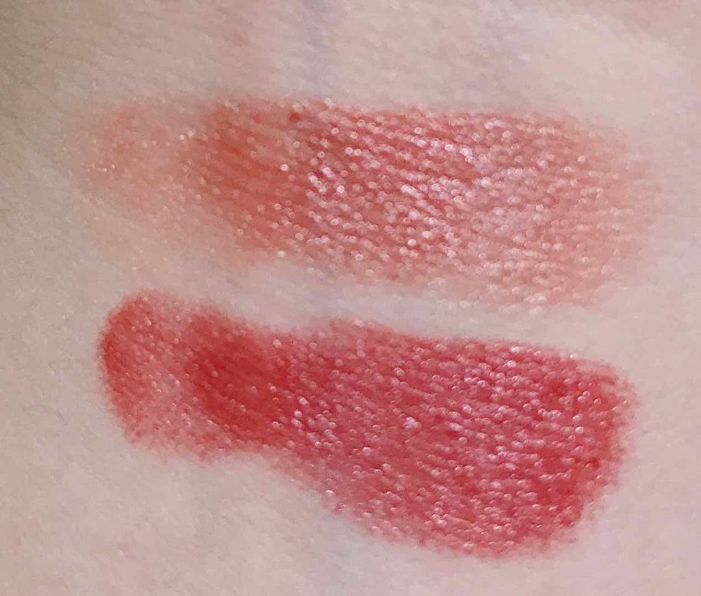 ルージュ ヴォリュプテ シャイン/YVES SAINT LAURENT BEAUTE/口紅を使ったクチコミ(2枚目)