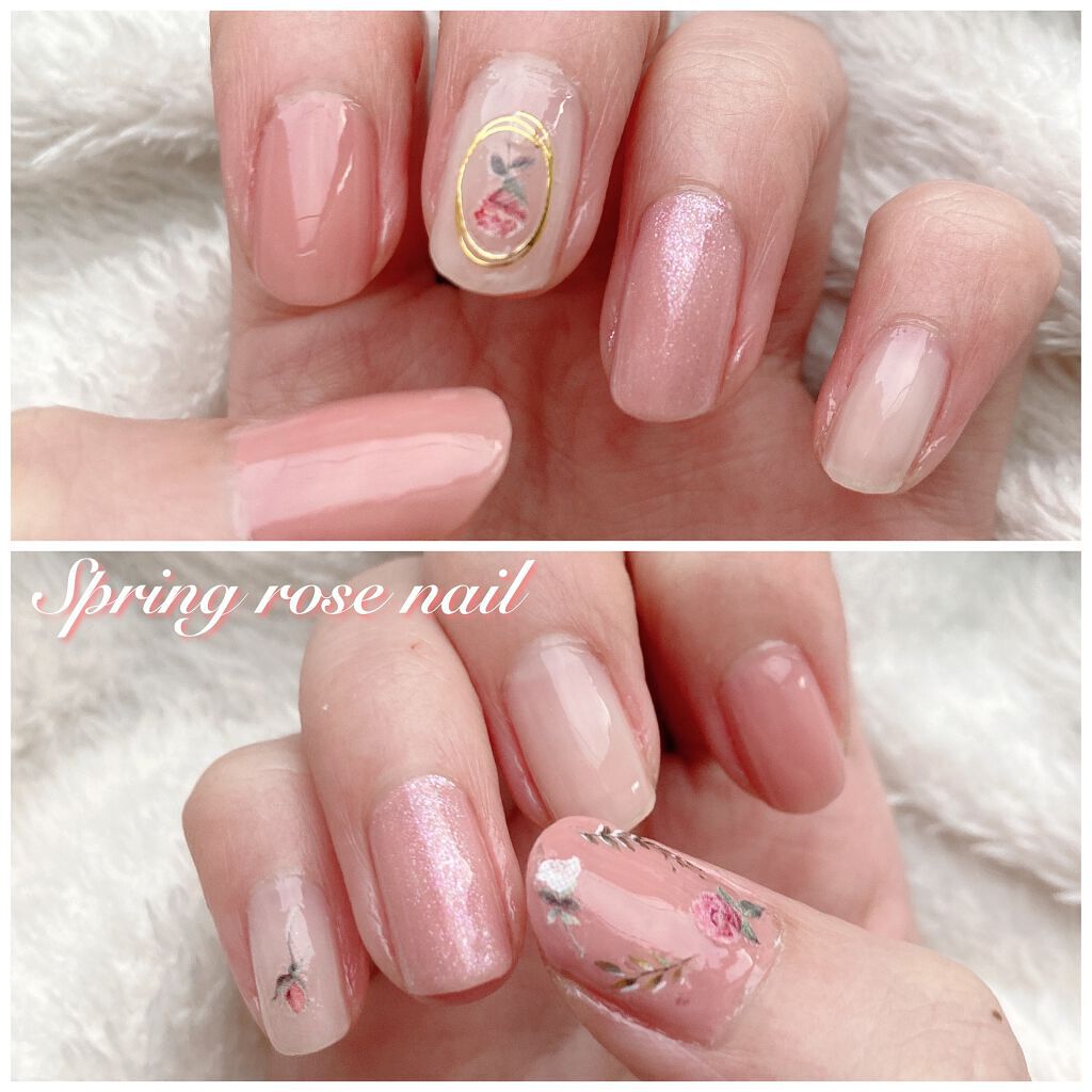 明日はバラ園に行くので、バラのシールをぺたぺた貼ってみました🌹💅


▫️親指、人差し指、薬指
キャンメイク カラフルネイルズ
N19 スウィートコーラル→1〜2度塗り

▫️中指、小指
キャンメイク カラフルネイルズ
N29 ミルクシ