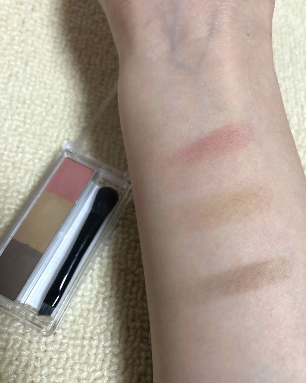 アイブロー パウダー/ちふれ/パウダーアイブロウを使ったクチコミ（2枚目）