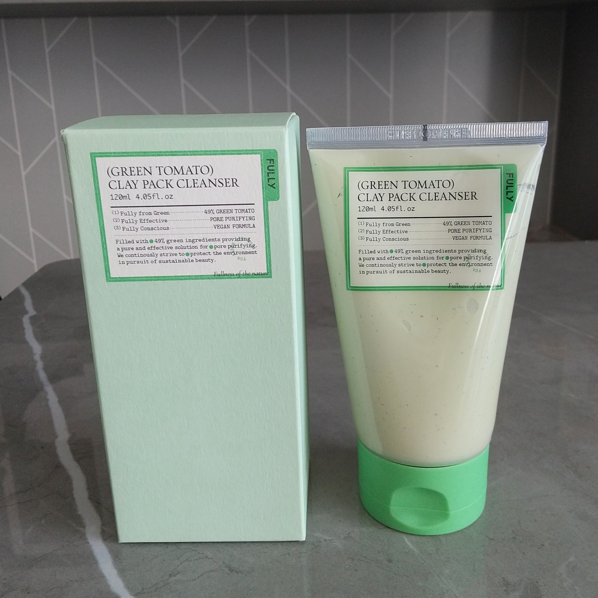 グリーントマトクレイマスククレンザー/FULLY/洗い流すパック・マスクを使ったクチコミ（1枚目）